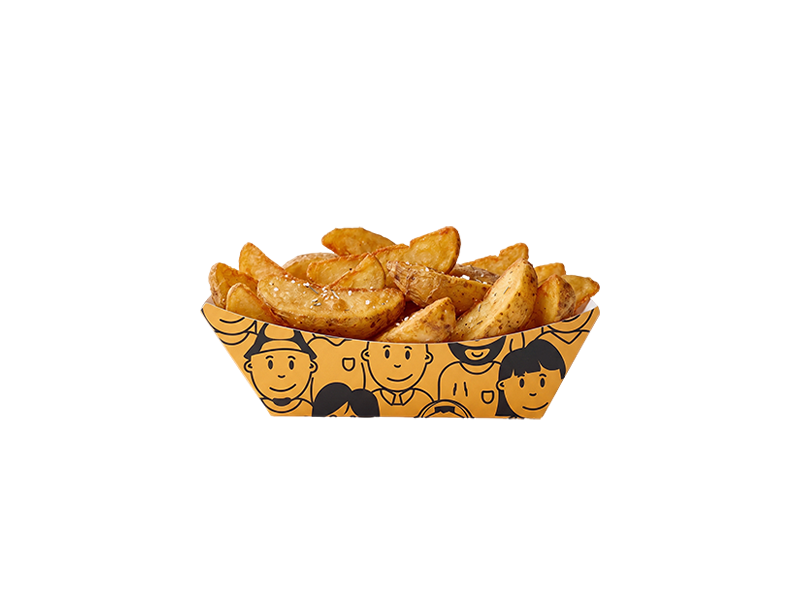 Single Wedges Fries